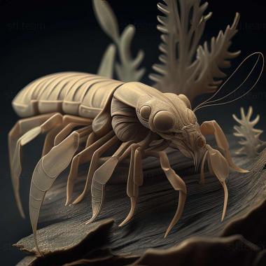 3D модель Neocaridina heteropoda (STL)